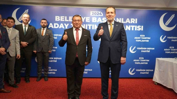 Yeniden Refah Partisi İzmir ilçe belediye başkan adaylarını tanıttı
