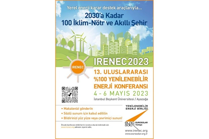 Yenilenebilir Enerji Konferansının 13’üncüsü 4 Mayıs’ta