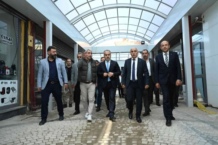 Yenişehir çarşısına konfor geliyor
