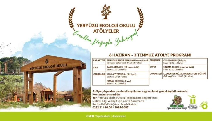 Yeryüzü Ekoloji Okulu haziran atölyeleri başlıyor
