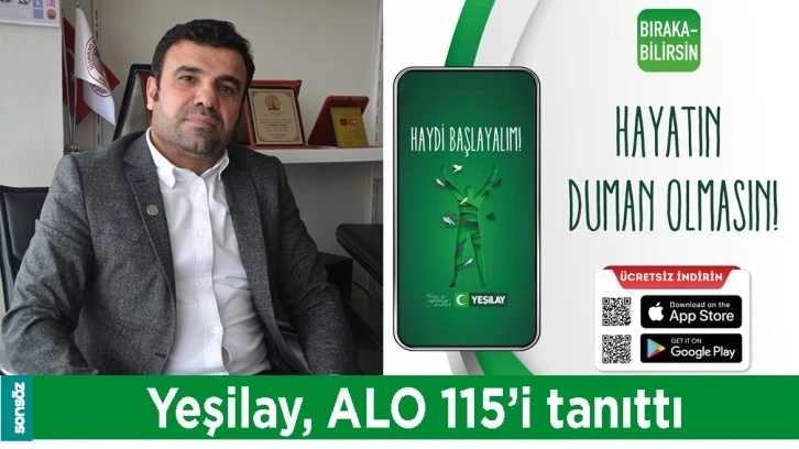 YEŞİLAY, ALO 115’İ TANITTI