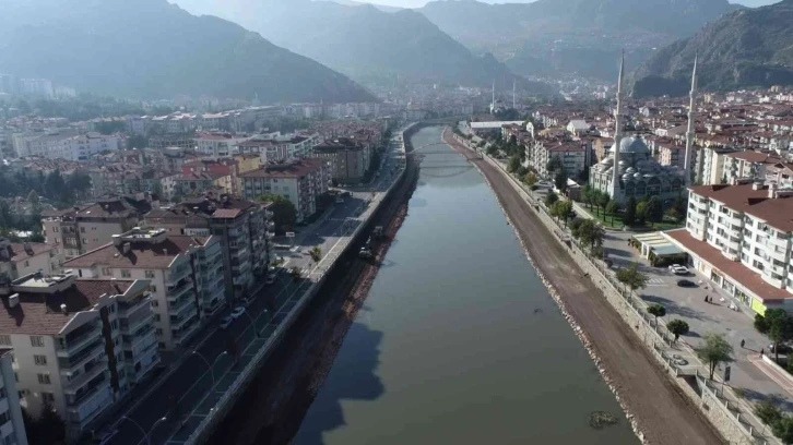 Yeşilırmak’ı cazibe merkezine dönüştürecek proje havadan görüntülendi
