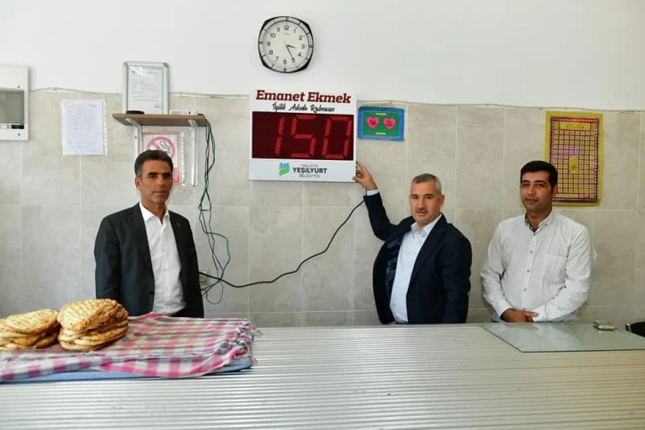 Yeşilyurt’ta ‘Emanet Ekmek’ fırın sayısı 132’e yükseldi
