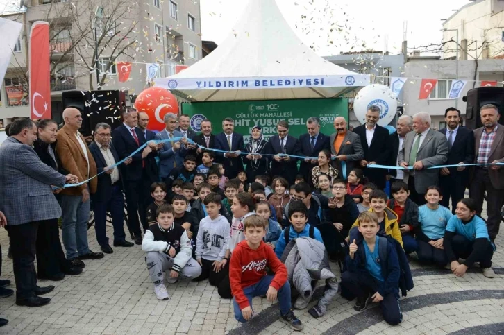 Yıldırım’da Şehit Yusuf Sel Parkı hizmete açıldı
