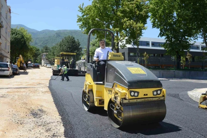 Yıldırım’da yol yapım çalışmaları devam ediyor
