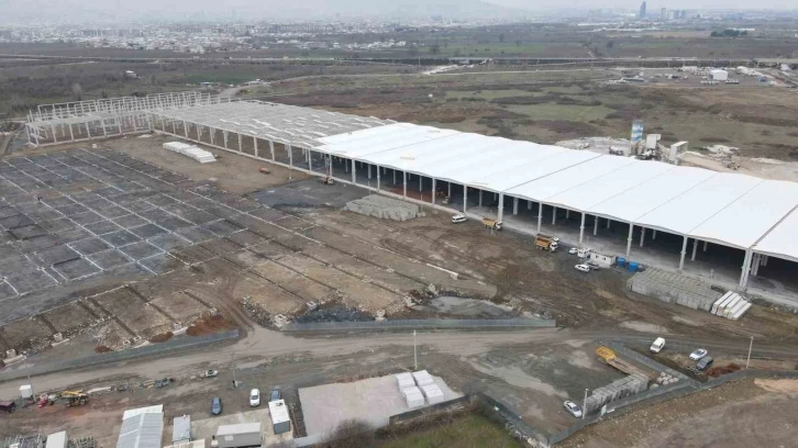 Yıldırım Lojistik Merkezi’nde yol yarılandı
