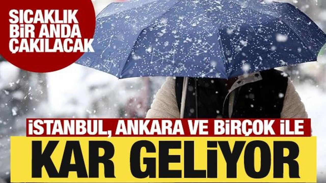 Yılın ilk kar geliyor! MGM ve Valilik'ten uyarı! İstanbul ve birçok ilde...