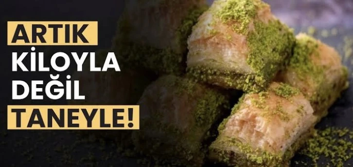 Yine zam geldi. Baklava fiyatları altın ile yarışıyor.