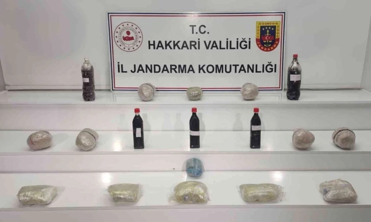 Yüksekova’da 17 kilo 500 gram uyuşturucu ele geçirildi
