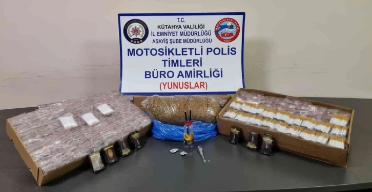 Yunus timlerinden uyuşturucu ve kaçak sigara operasyonu
