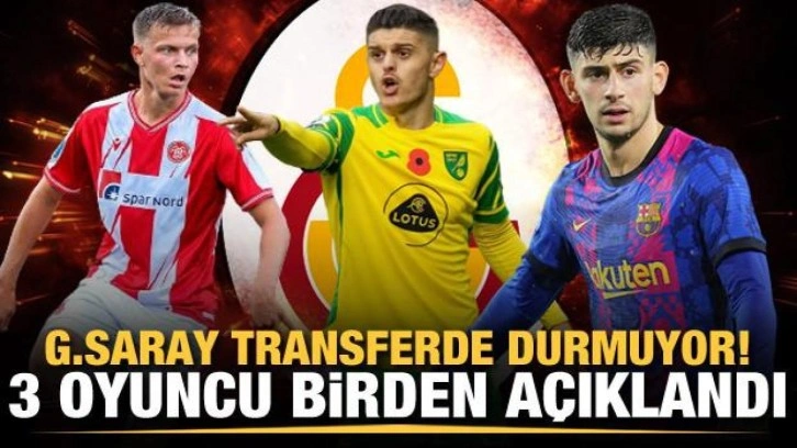 Yusuf Demir, Mathias Ross ve Milot Rashica Galatasaray'da