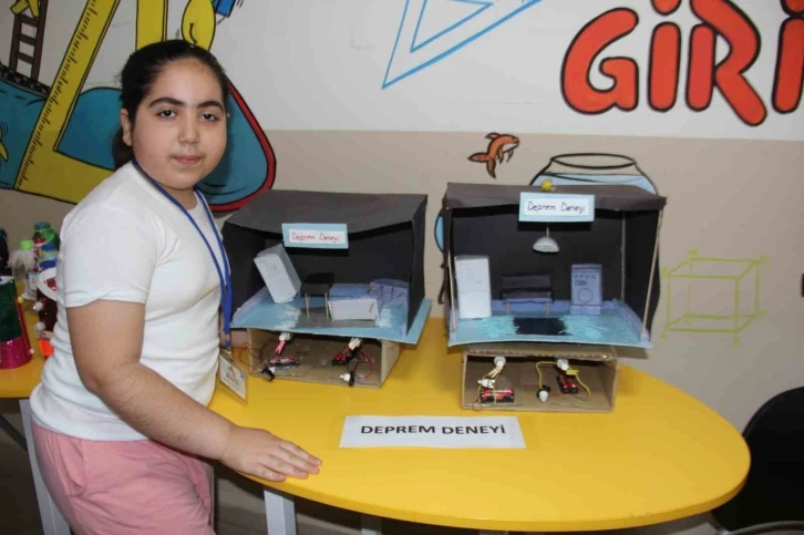 Zeki çocukların tasarımlarında ‘deprem’ ve ‘Gazze’ ön plana çıktı
