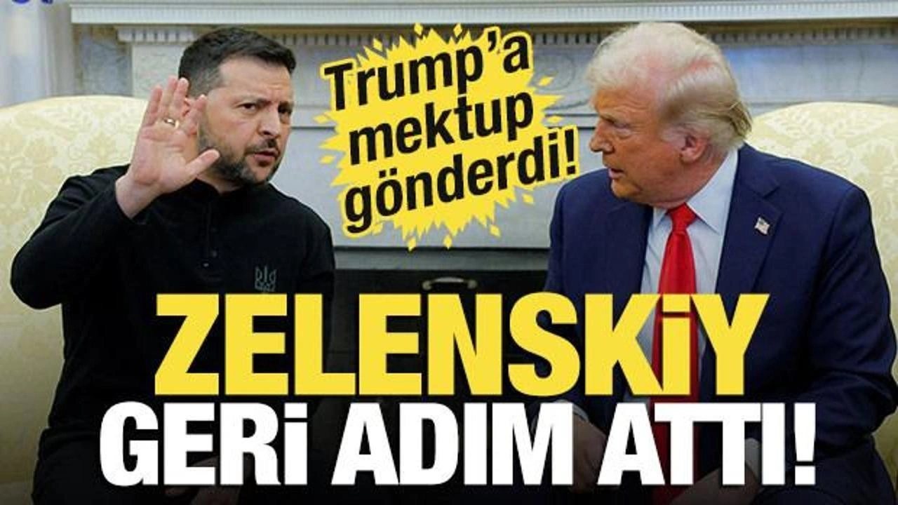 Zelenskiy geri adım attı! Trump'a özür mektubu