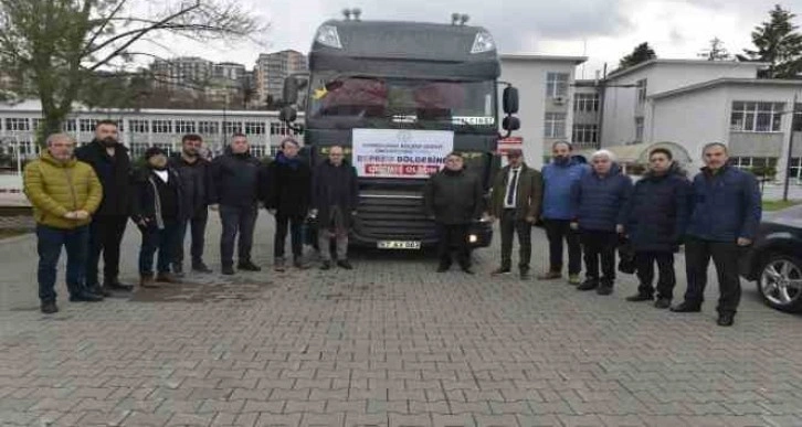 Zonguldak Bülent Ecevit Üniversitesi’nden deprem bölgesine destek