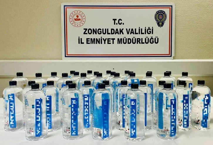 Zonguldak’ta etil alkol ve makaron ele geçirildi
