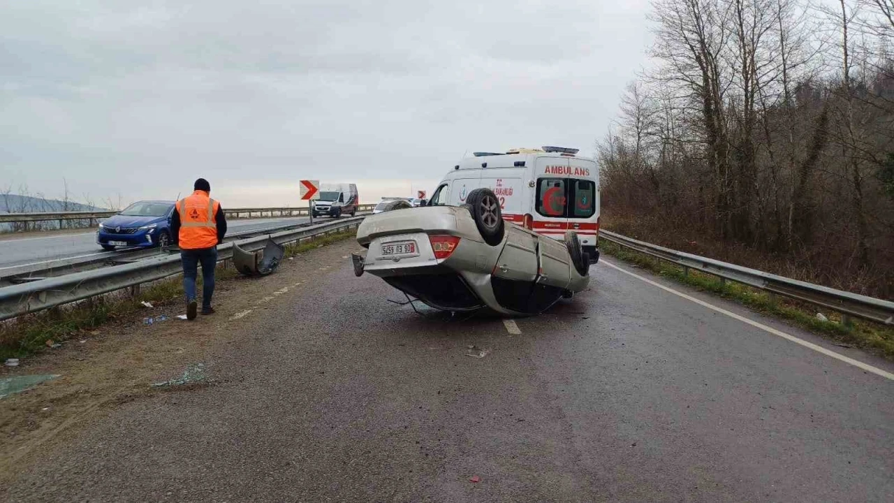 Zonguldak’ta feci kaza: 3 yaralı
