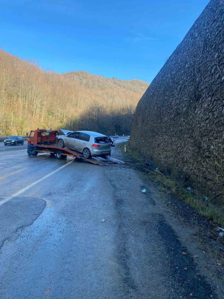 Zonguldak’ta trafik kazası: 2 yaralı
