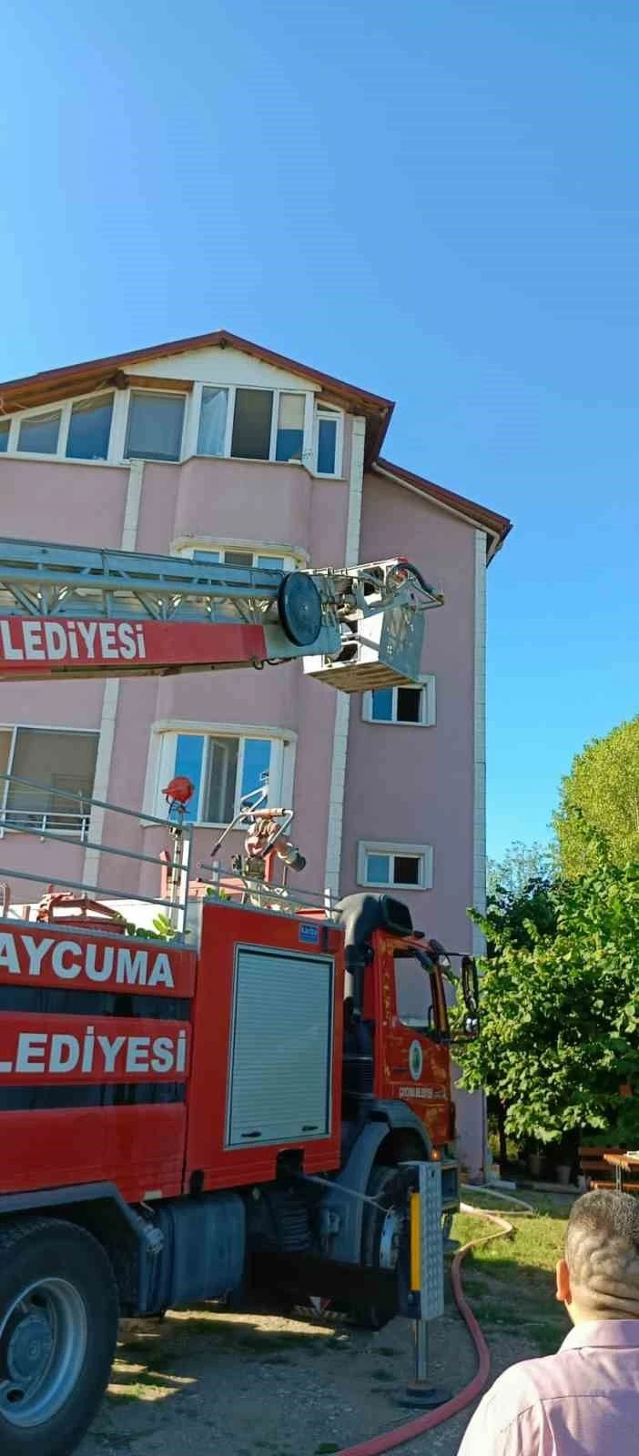 Zonguldak’ta yangında ev kullanılamaz hale geldi
