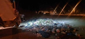 10 ton çöp döküldü, didik didik cinayet delili arandı
