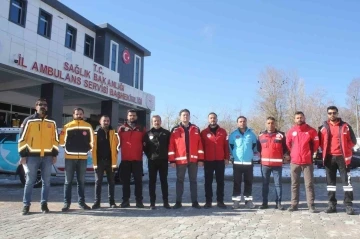 112 ve UMKE ekipleri çetin kış görevine hazır
