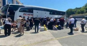 15 Temmuz Demokrasi Otogarı’nda bayram dönüşü hareketliliği başladı