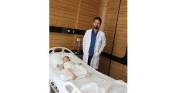 2 yaşındaki bebek LIV Hospıtal Gaziantep’te sağlığına kavuştu