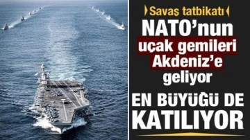 5 uçak gemisiyle Atlantik ve Akdeniz'de NATO tatbikatı! Dünyanın en büyüğü de katılıyor