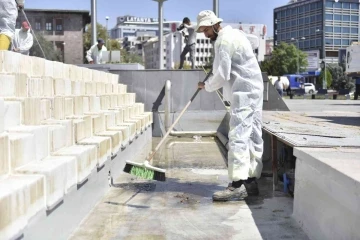 ABB ekiplerinden havuz bakımı ve temizliği
