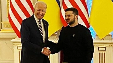 ABD Başkanı Biden'dan Kiev'e sürpriz ziyaret: Zelenski'ye güvence verdi