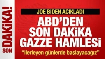 ABD Başkanı Joe Biden Gazze'ye İnsani Yardım Atacak!