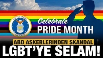 ABD Hava Kuvvetleri'nden LGBT terörüne selam!