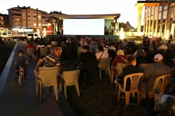 Açık havada sinema keyfi
