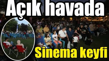 Açık havada sinema keyfi