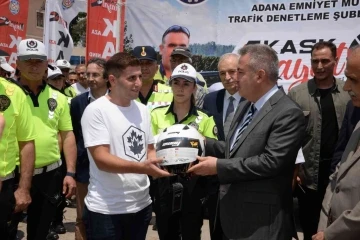 Adana’da 260 kask dağıtıldı
