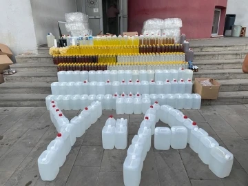 Adana’da 275 litre sahte içki ele geçirildi
