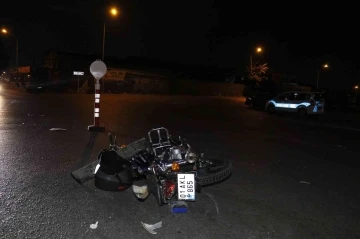 Adana’da cipe çarpan motosiklet sürücüsü öldü
