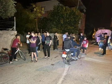 Adana'da doğum gününde patlatılan havai fişeğin sesi mahalleliyi sokağa döktü