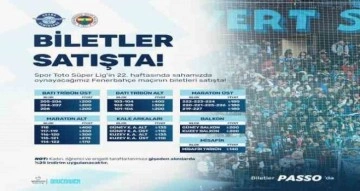 Adana Demirspor - Fenerbahçe maçının biletleri satışa çıktı