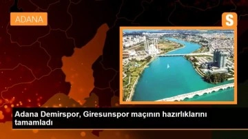 Adana Demirspor, Giresunspor maçının hazırlıklarını tamamladı