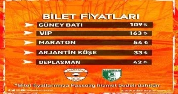 Adanaspor, Bodrumspor maçının biletleri satışa çıktı