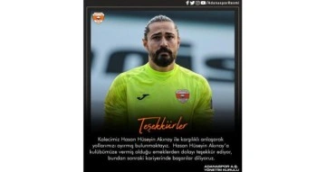 Adanaspor, kaleci Hasan Hüseyin Akınay ile yolları ayırdı