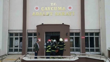 Adliye’de gerçeğini aratmayan tatbikat
