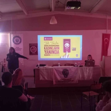 ADÜ Karacasu Memnune İnci MYO’da ’Kadına Yönelik Şiddet Farkındalığı Semineri’ verildi
