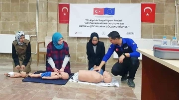 AFAD’dan SAHRA Derneği üyelerine ilkyardım eğitimi
