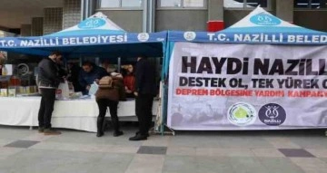 Afet bölgesine Nazilli’den yardım eli