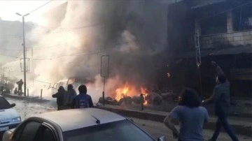 Afrin'de bombalı saldırı: 15 yaralı