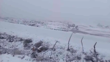 Afyonkarahisar’a mevsimin ilk karı düştü
