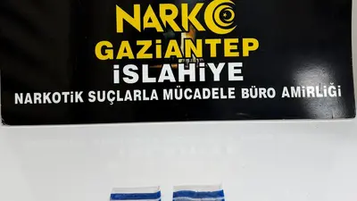 İslahiye'de bir kişinin üst aramasında 1,20 gram esrar bulundu