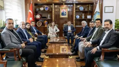 AK Parti heyetinden Diyarbakır Büyükşehir Belediyesi’ne nezaket buluşması