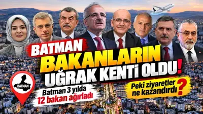 Batman’da dört yılda 12 bakanın katıldığı 16 program düzenlendi